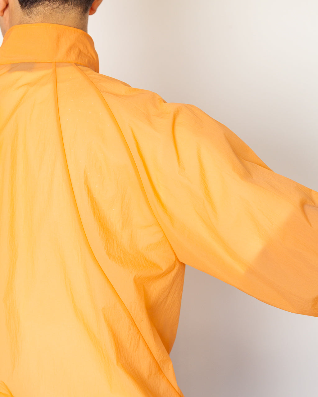 Sheer Nylon Wind Jacket - Lily Orange