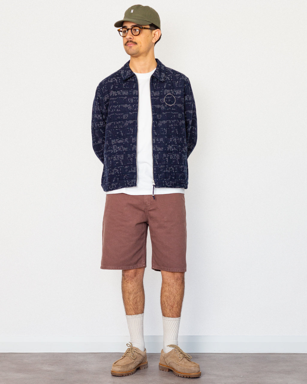 Korshavn Relaxed 5 Pocket Heavy Twill Short - Peppercorn