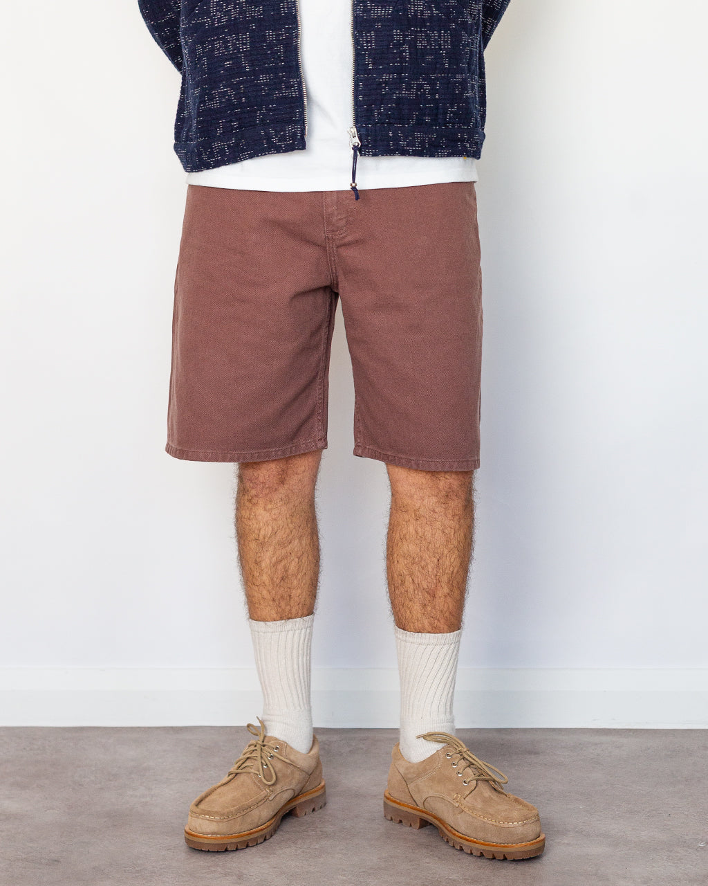 Korshavn Relaxed 5 Pocket Heavy Twill Short - Peppercorn