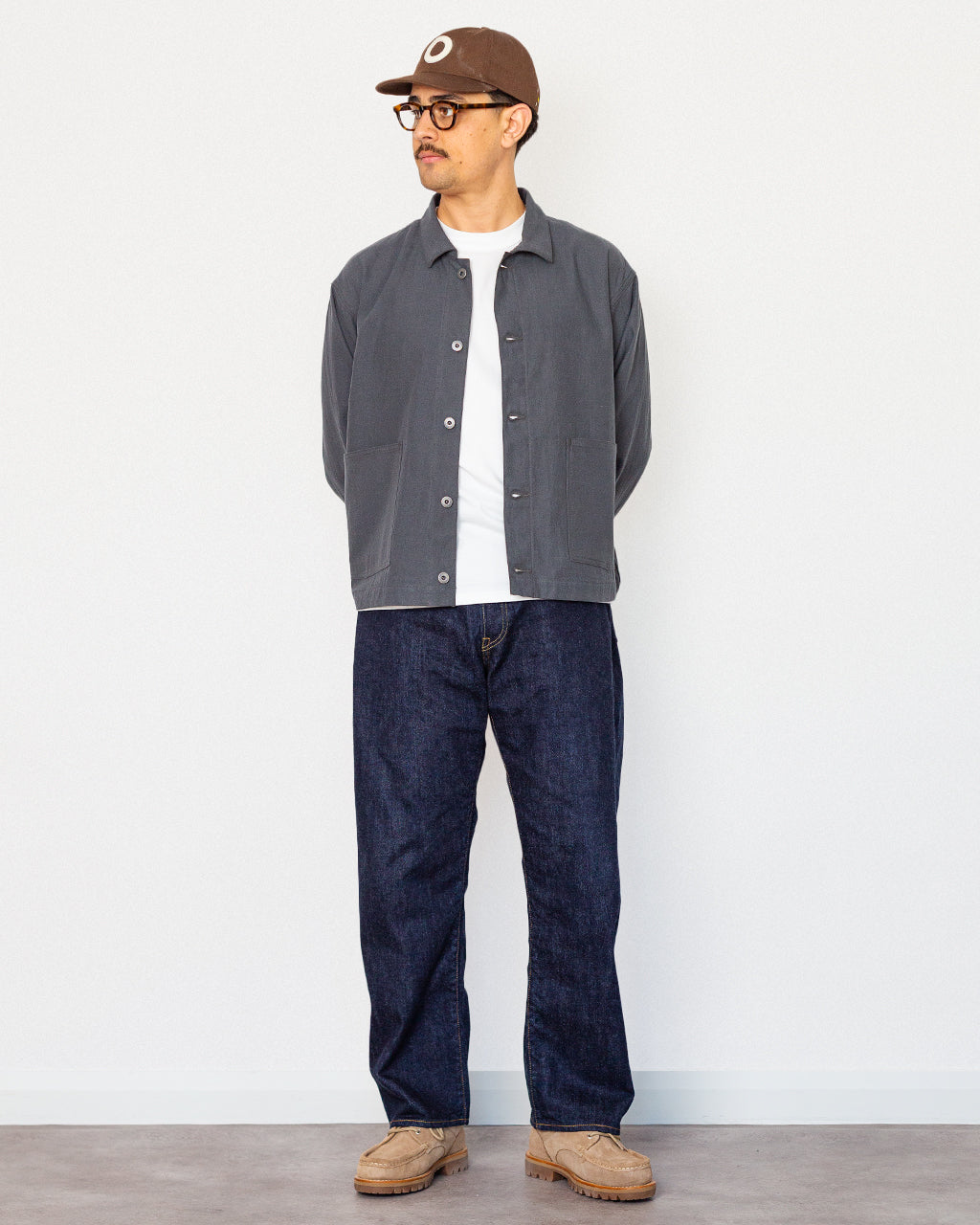 LOT 303 - Coverall Jacket - Charcoal | Taiga Takahashi | Peggs & son.