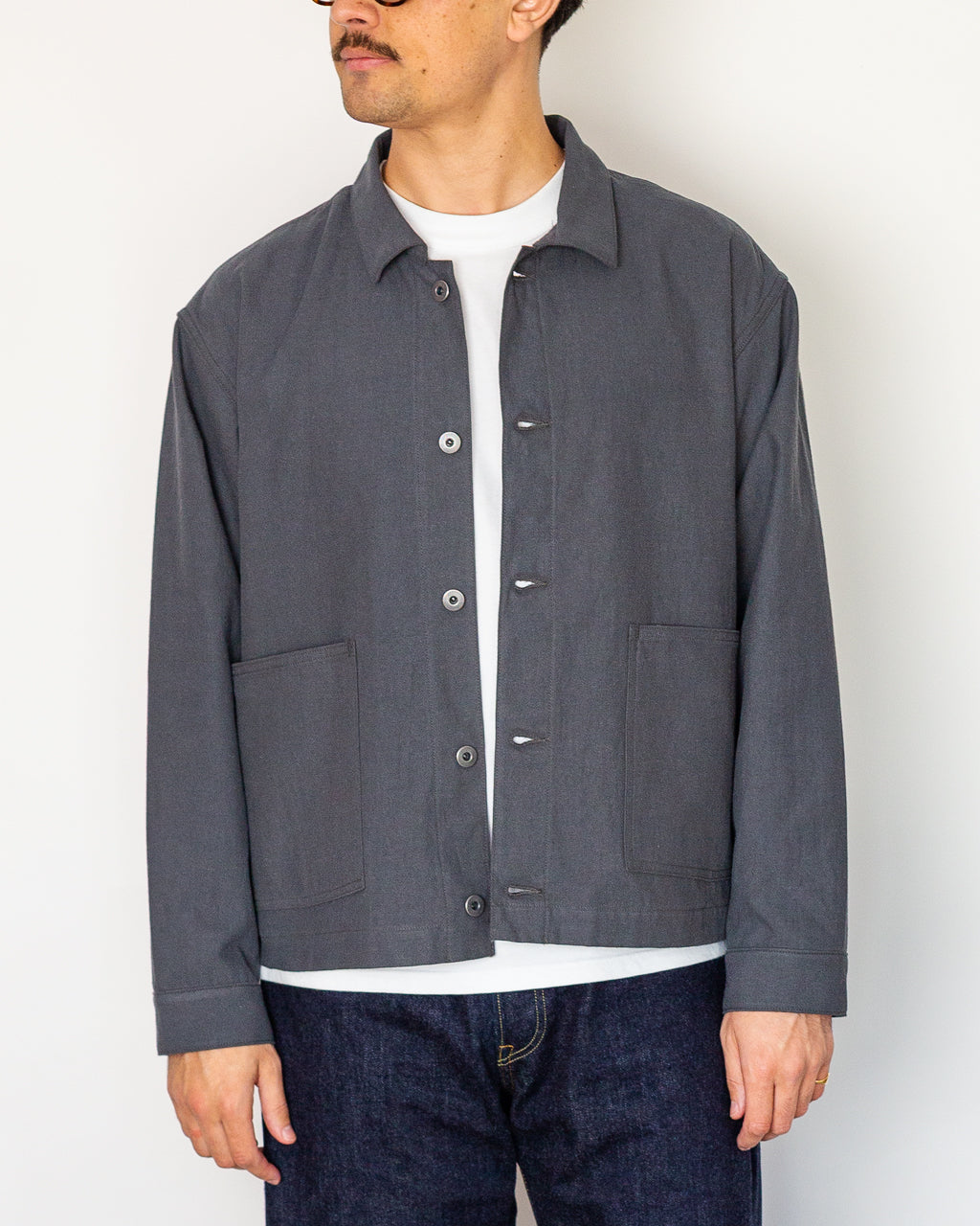 LOT 303 - Coverall Jacket - Charcoal | Taiga Takahashi | Peggs & son.