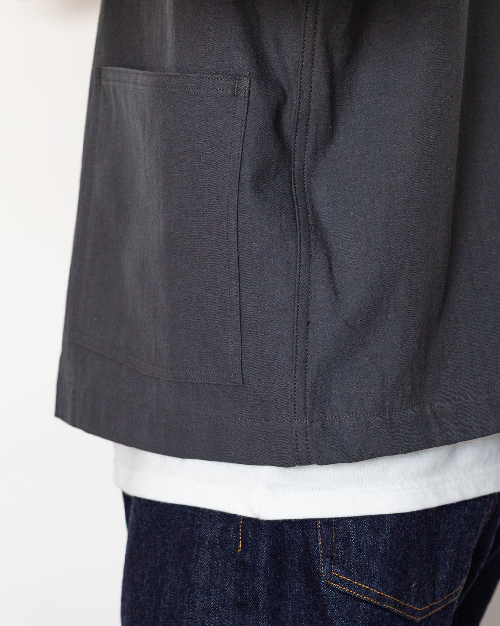 LOT 303 - Coverall Jacket - Charcoal | Taiga Takahashi | Peggs & son.