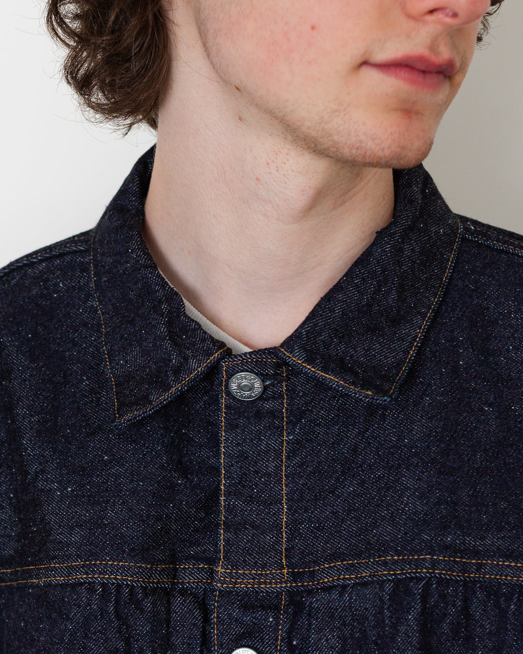 Denim Trucker 1 Pleat Jacket - Indigo One Wash