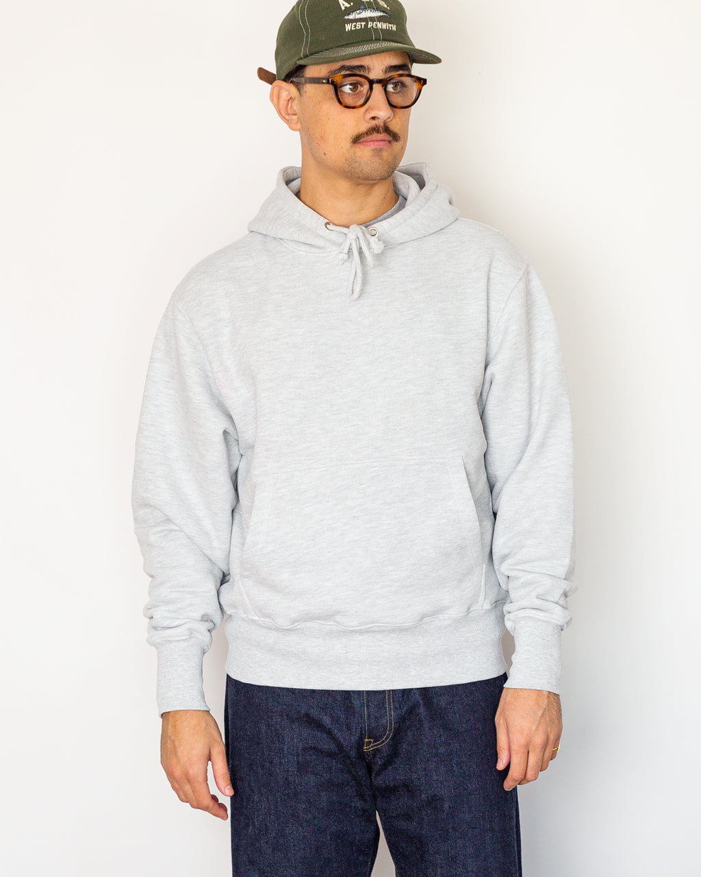 Super Weight Hoodie - Heather Grey