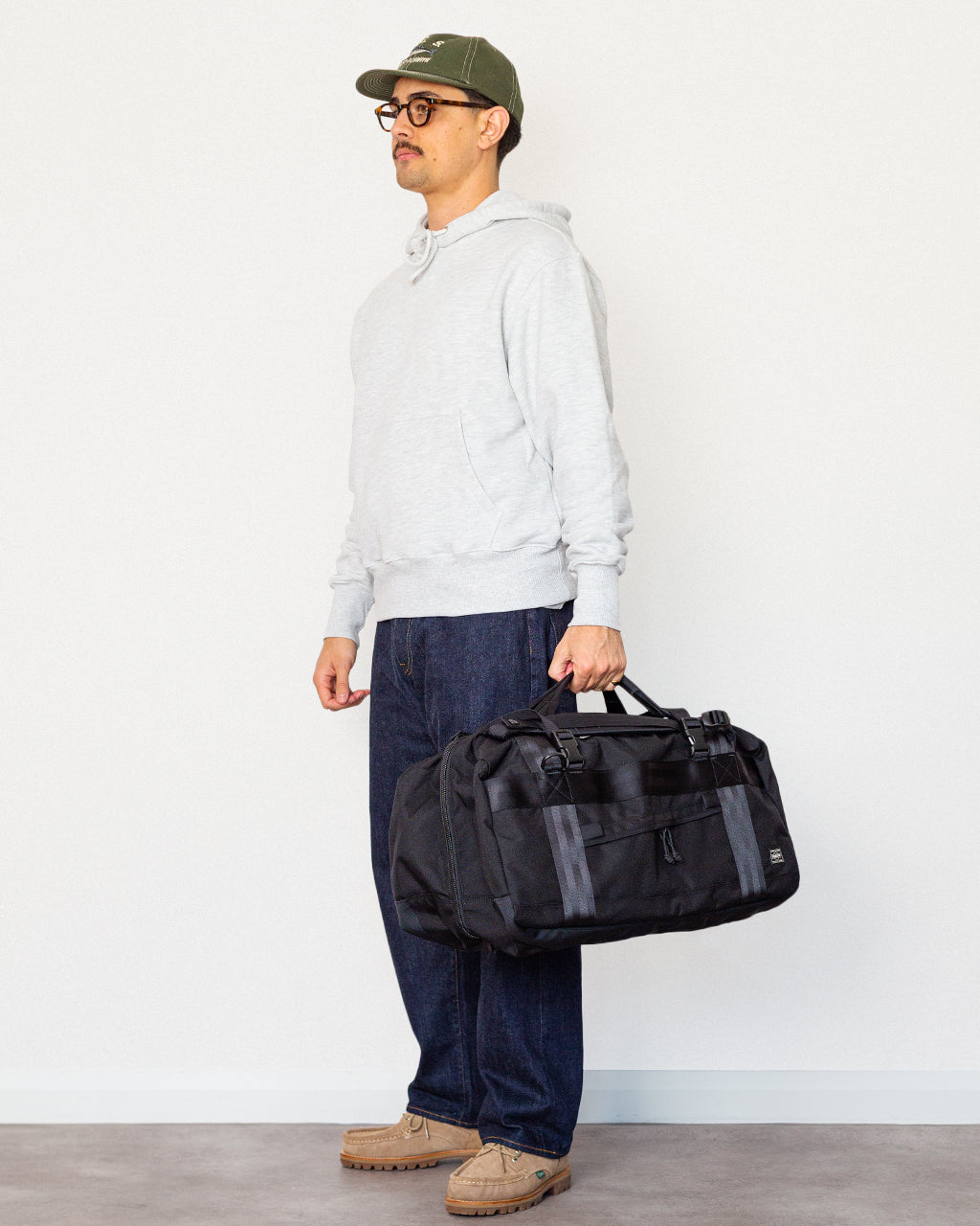 Booth Pack 3 Way Duffle Bag (M) - Black | Porter - Yoshida & Co