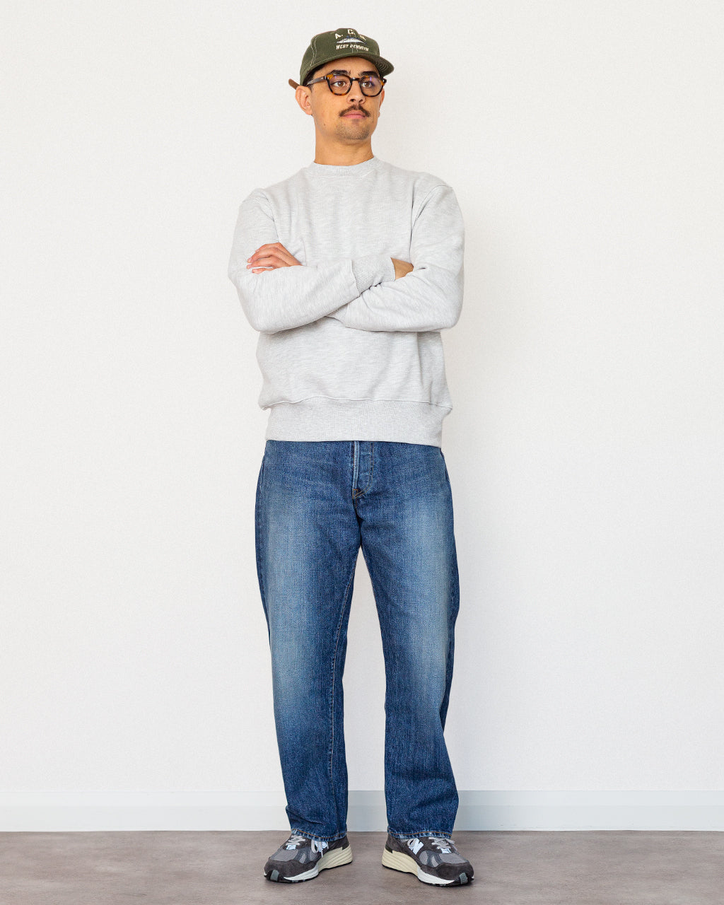 Loopback Crewneck - Ash