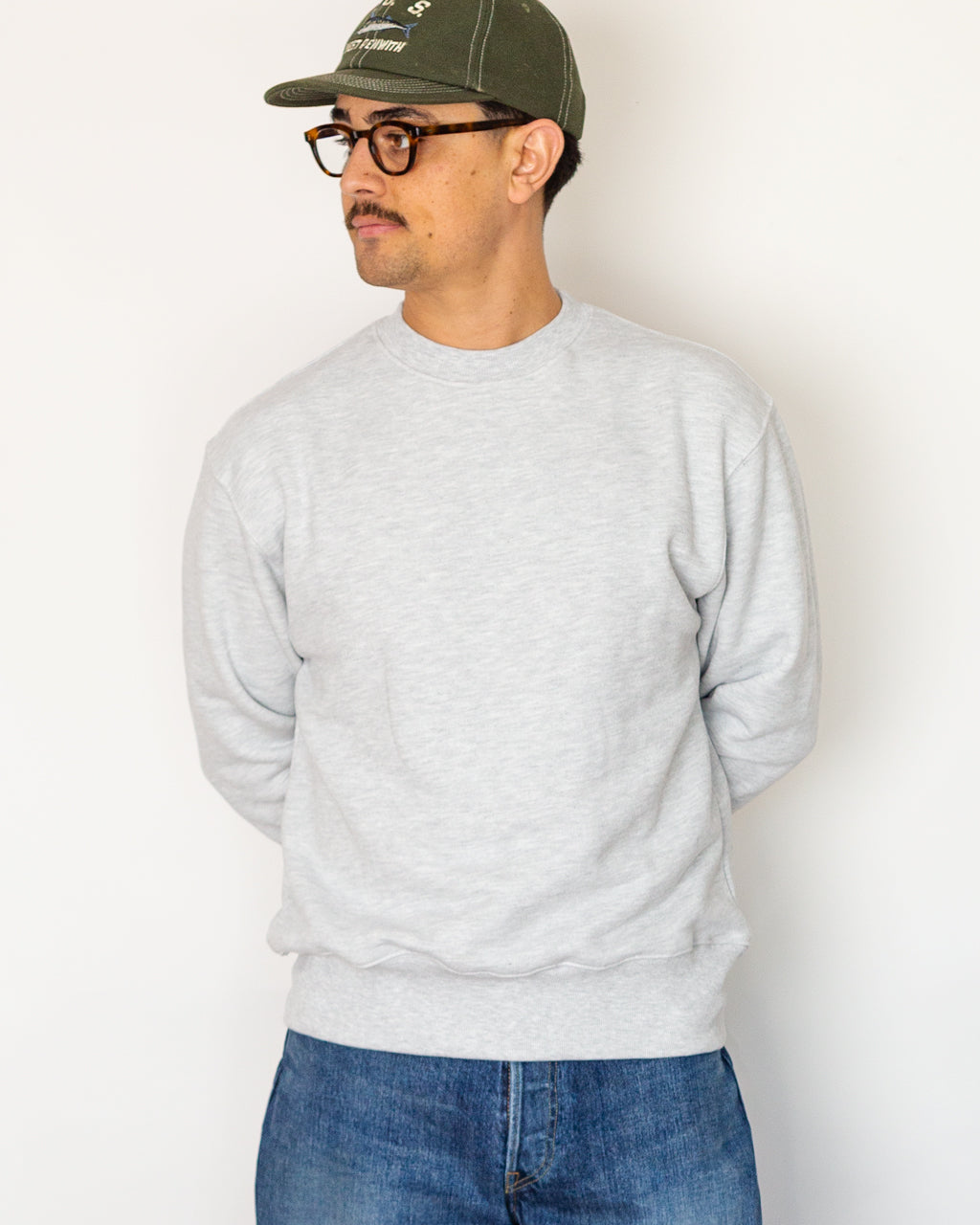 Loopback Crewneck - Ash