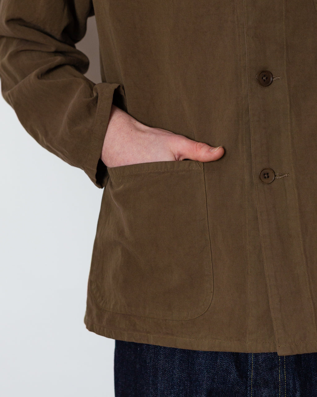 Gaba Work Shirt Jacket - Cub Brown