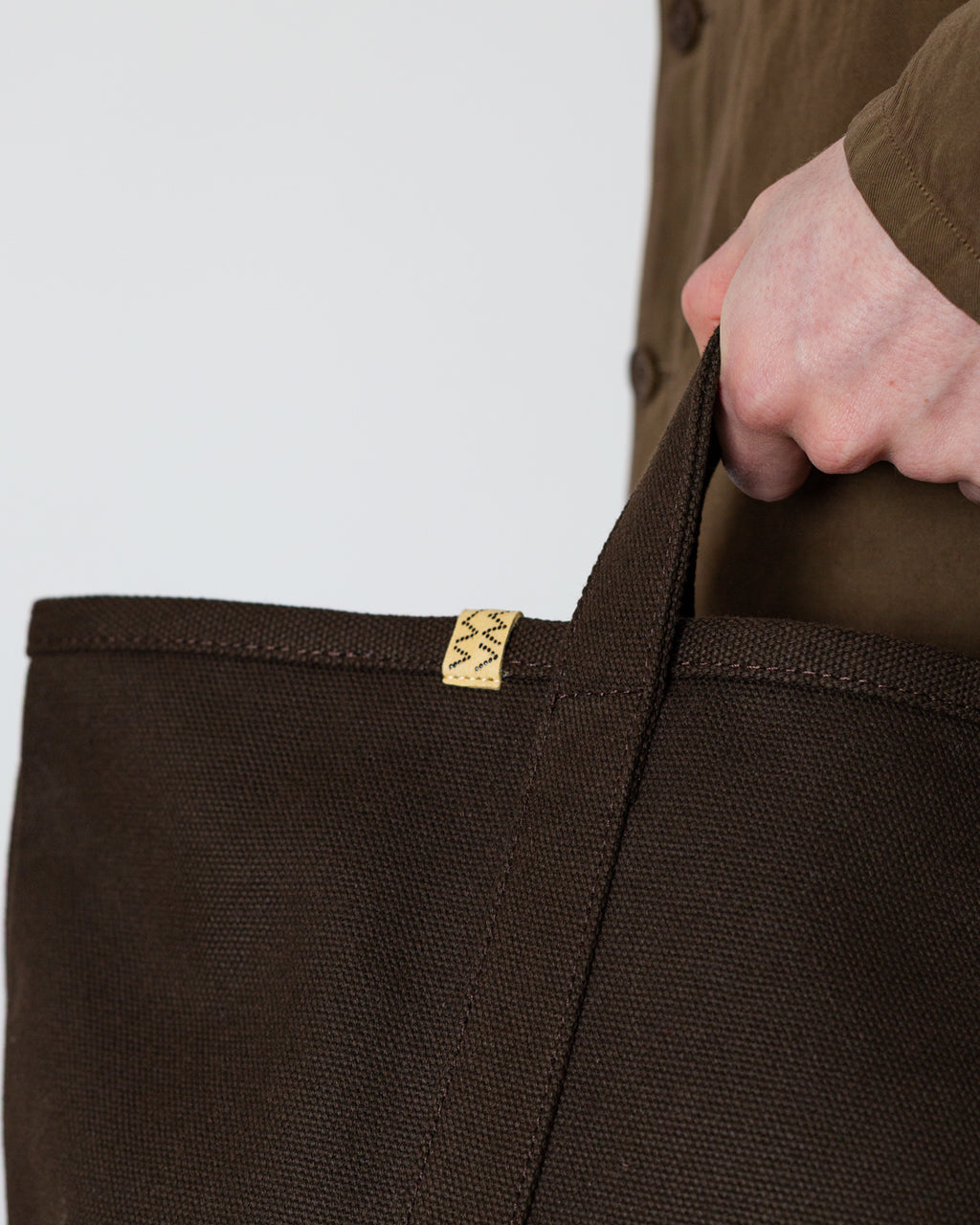 Canvas Rime Tote M - Charcoal | Visvim | Peggs & son.
