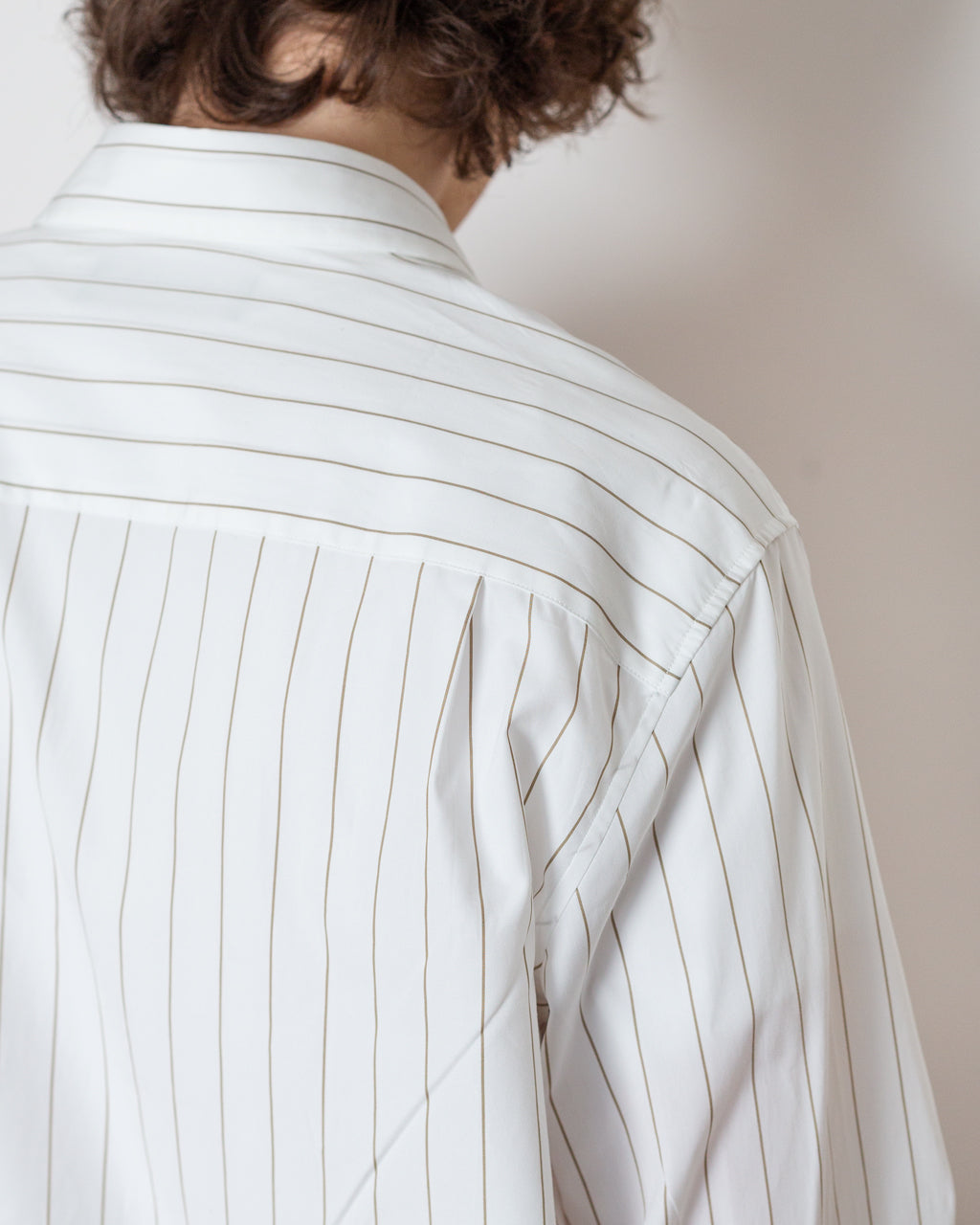 Anraslund Classic Stripe LS Shirt - Brilliant White Stripe