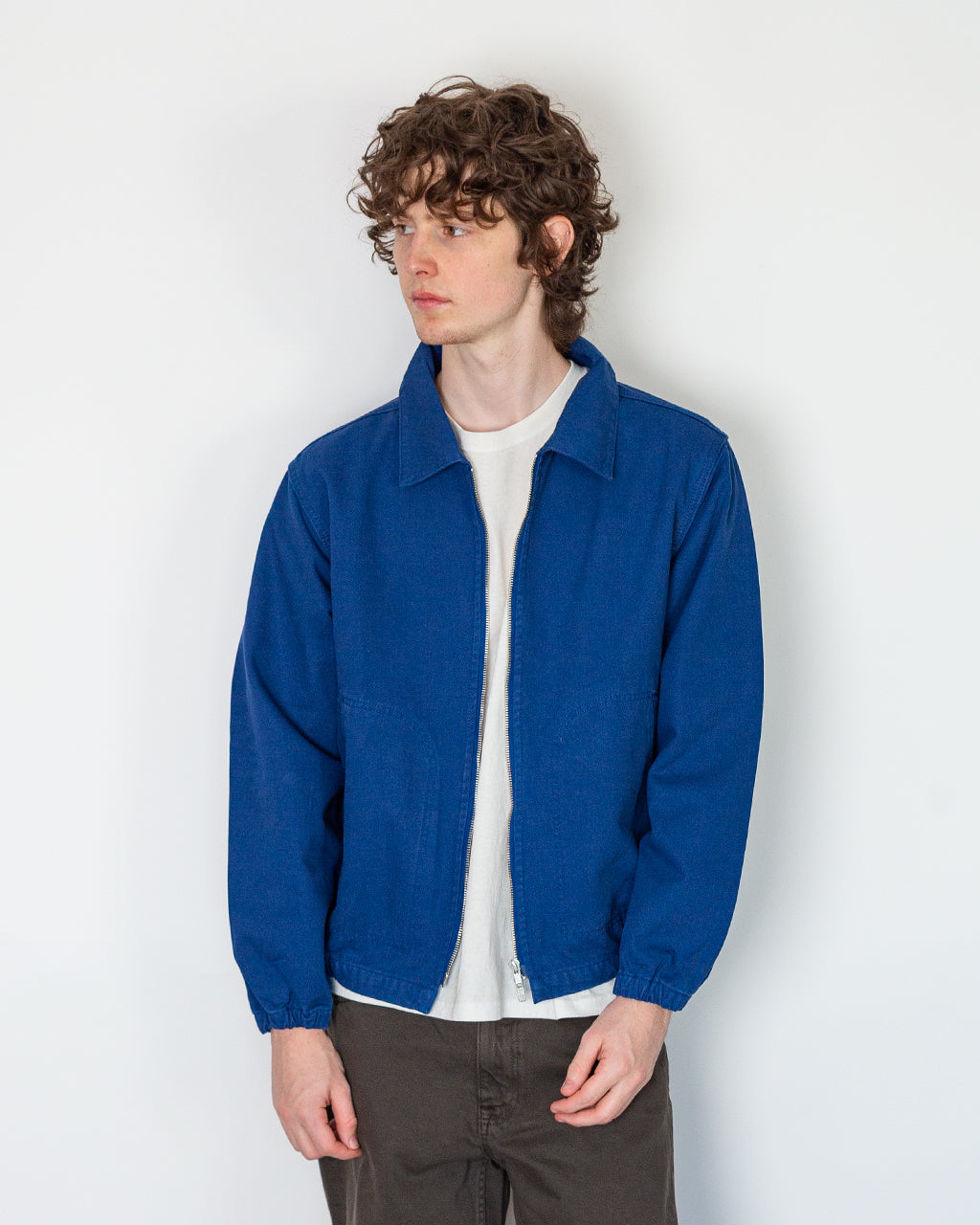Twill Work Jacket - Blue