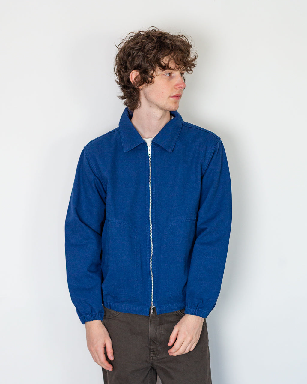 Twill Work Jacket - Blue