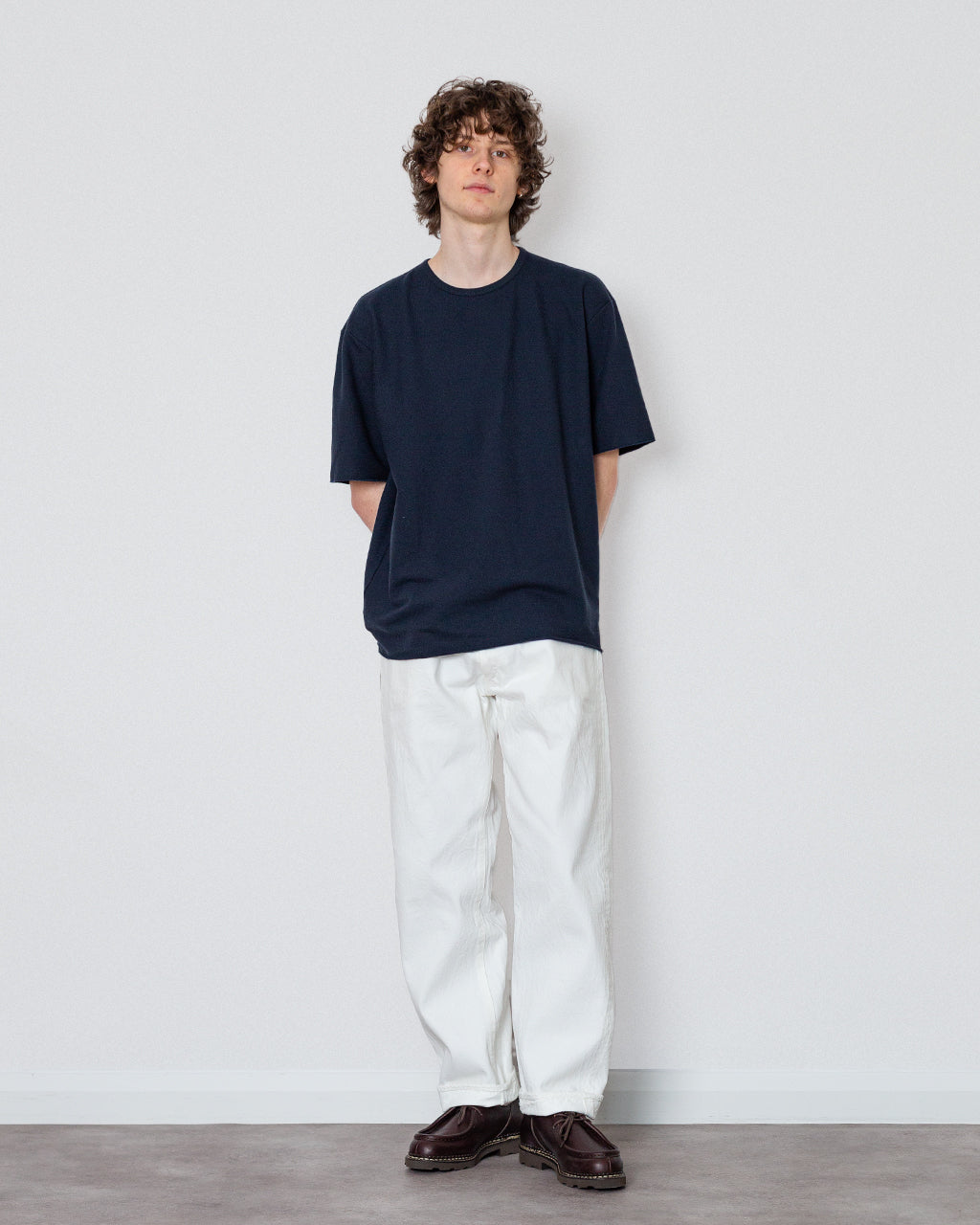 5 Pocket Denim Pants - White | Kaptain Sunshine | Peggs & son.
