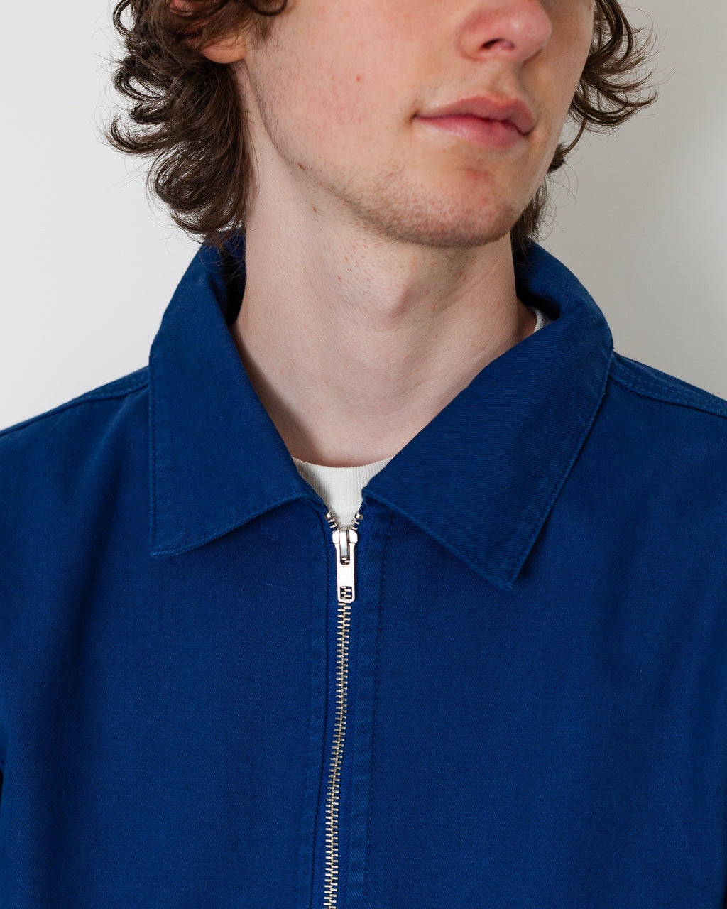 Twill Work Jacket - Blue