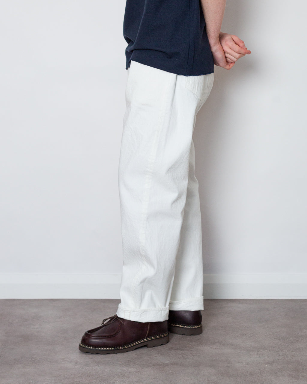 5 Pocket Denim Pants - White