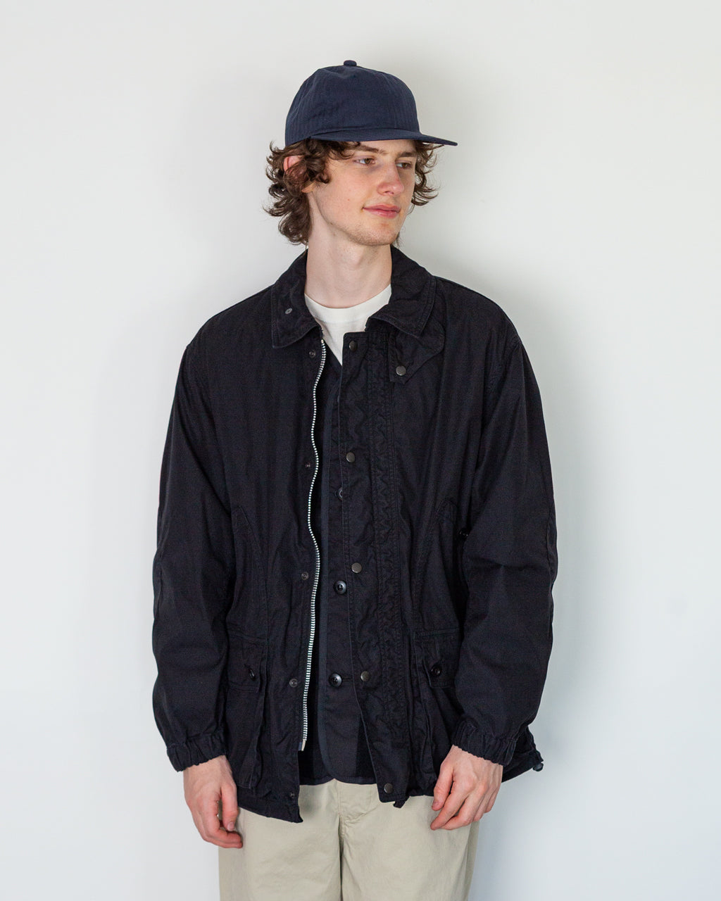 Oxford Three-Way Work Jacket - Black
