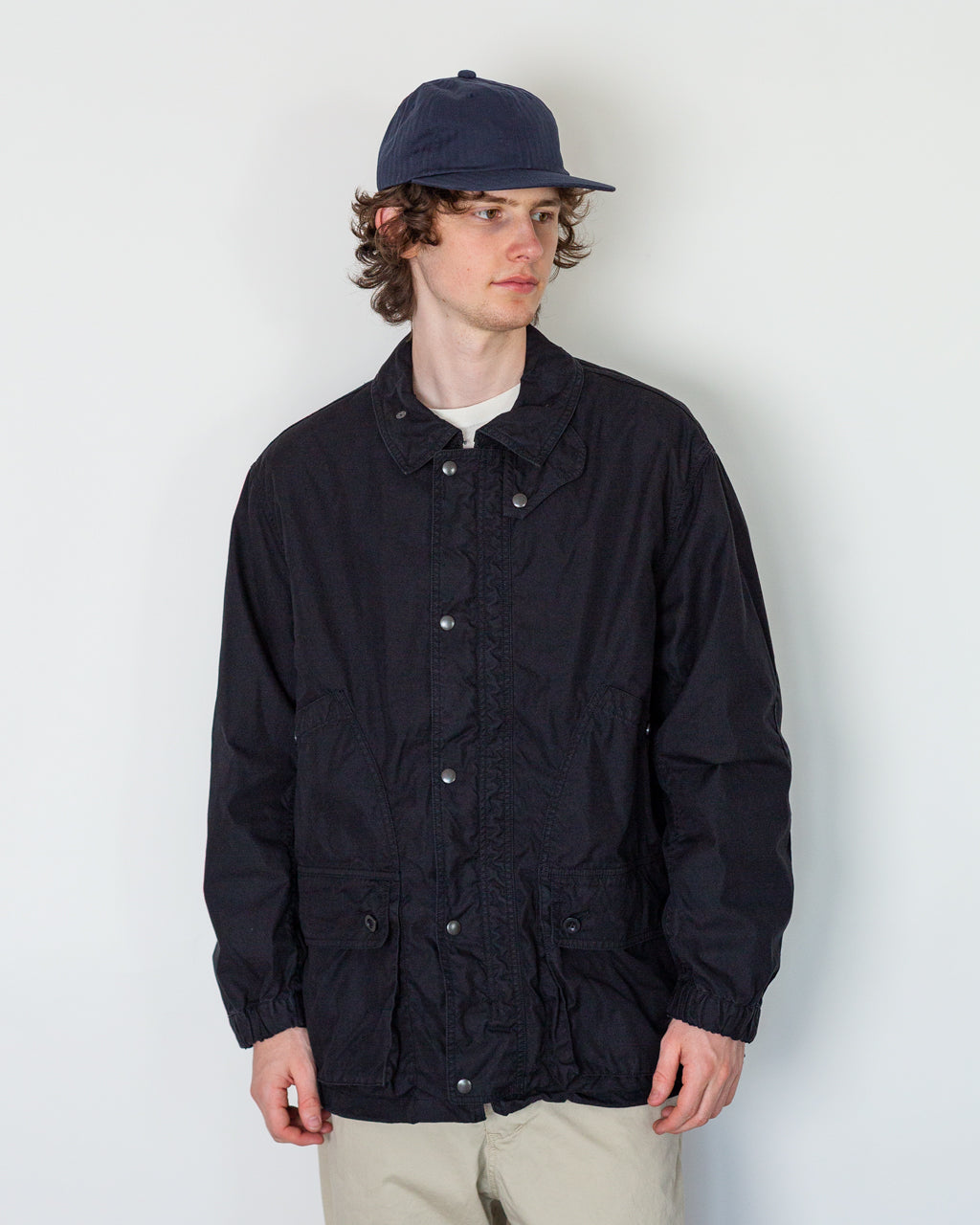 Oxford Three-Way Work Jacket - Black