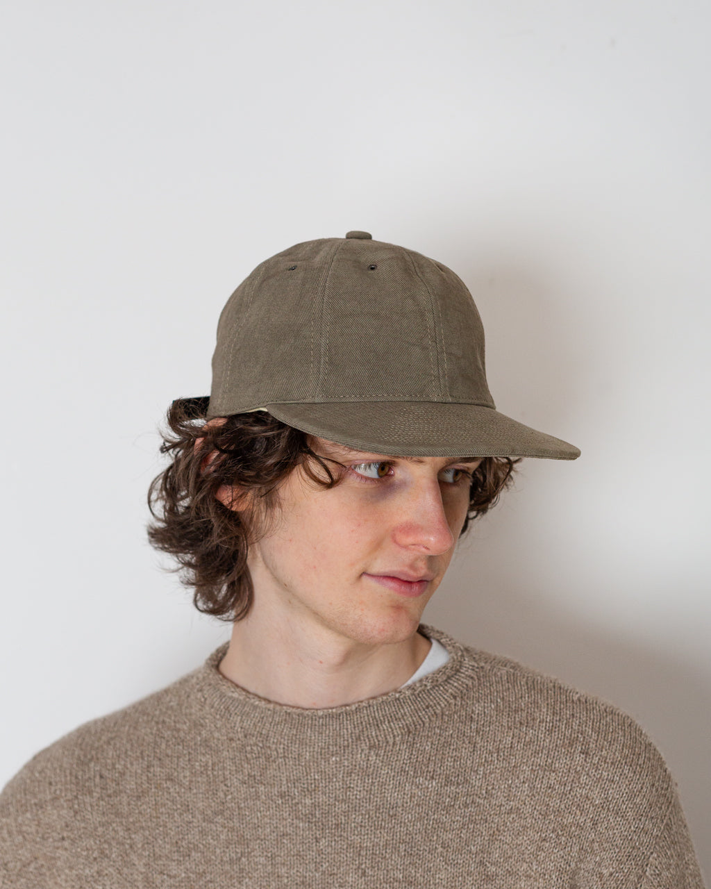 Vintage Linen Twill Cap - Grey