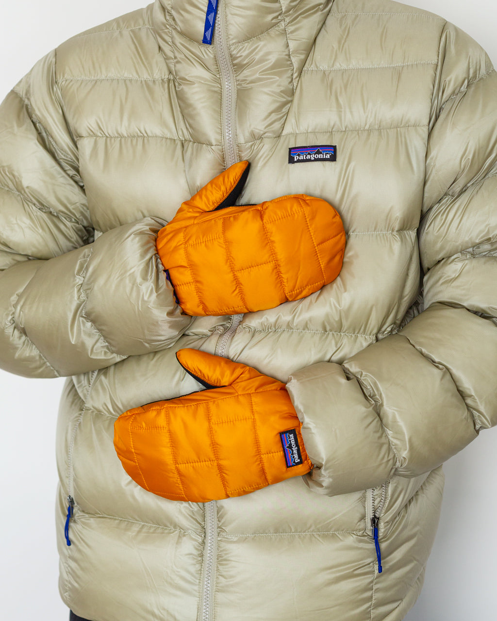 Nano Puff Mittens - Autumn Orange