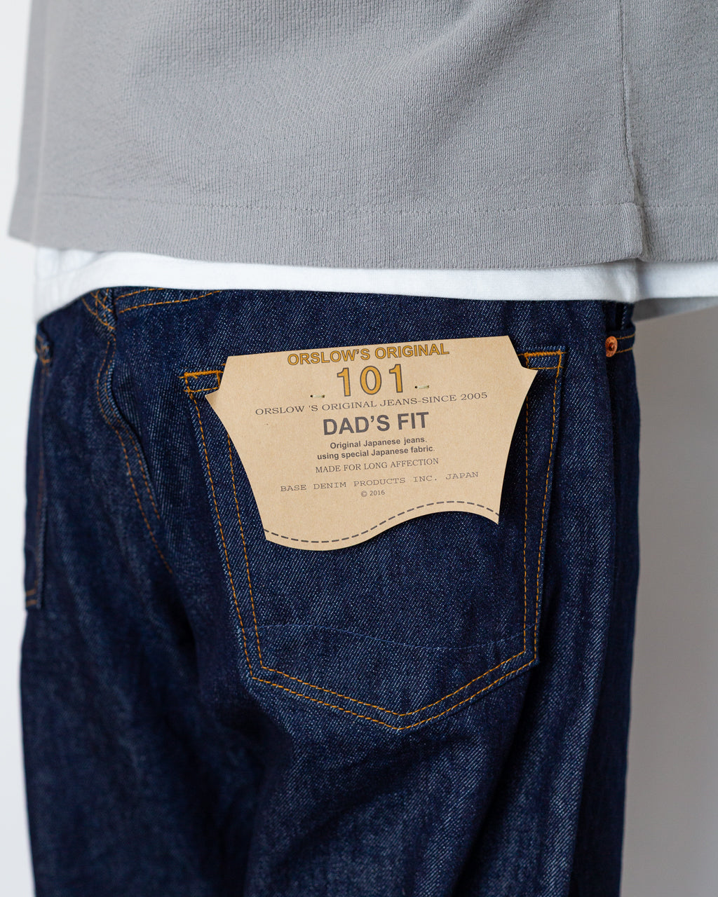 101 Dad Fit Jean - One Wash | OrSlow | Peggs & son.
