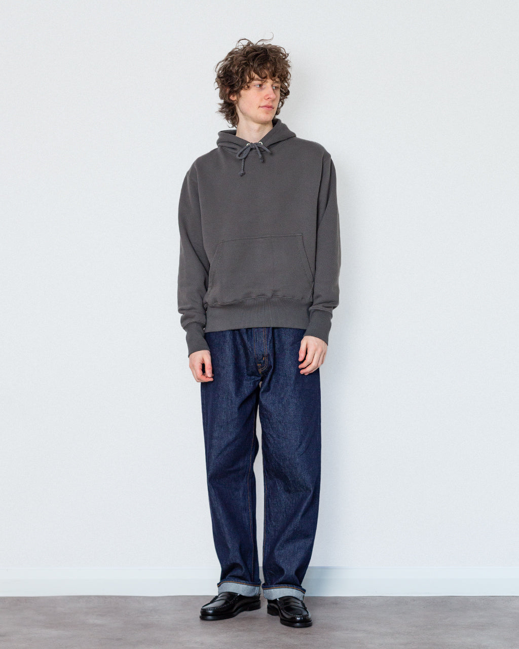 Loopback Hoodie - Washed Black