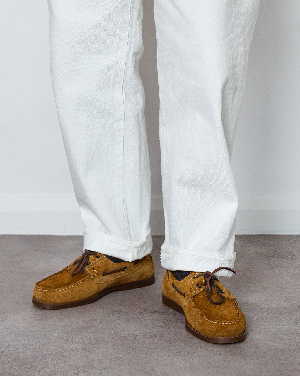 Barth/Marine Miel - Vel Fauve | Paraboot | Peggs & son.