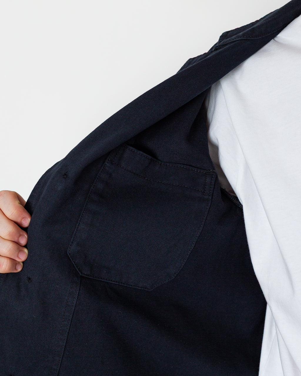 Twill Server Suit Jacket - Black