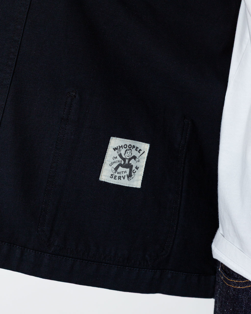 Twill Server Suit Jacket - Black