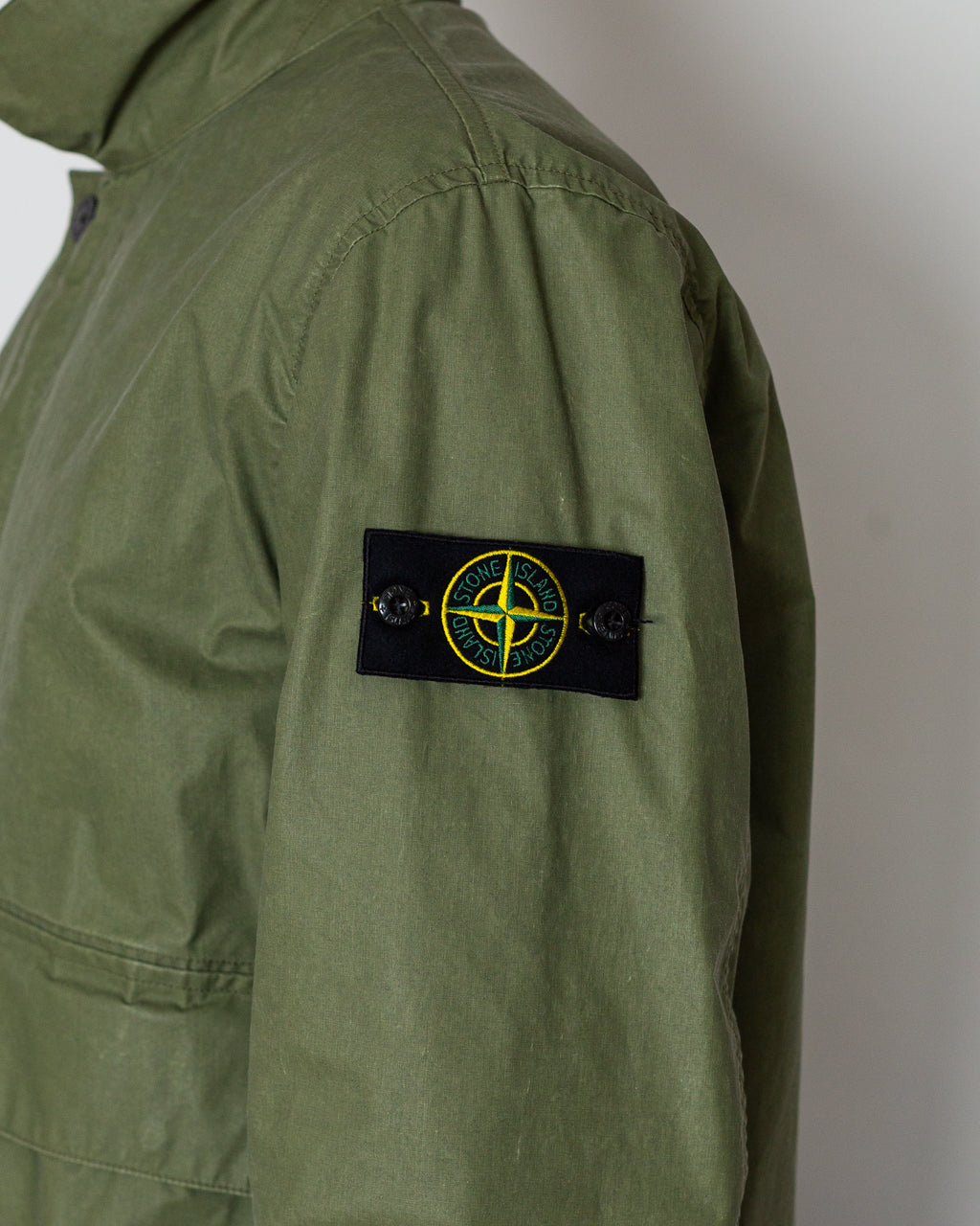 Short Collar Jacket - V005G Military Green