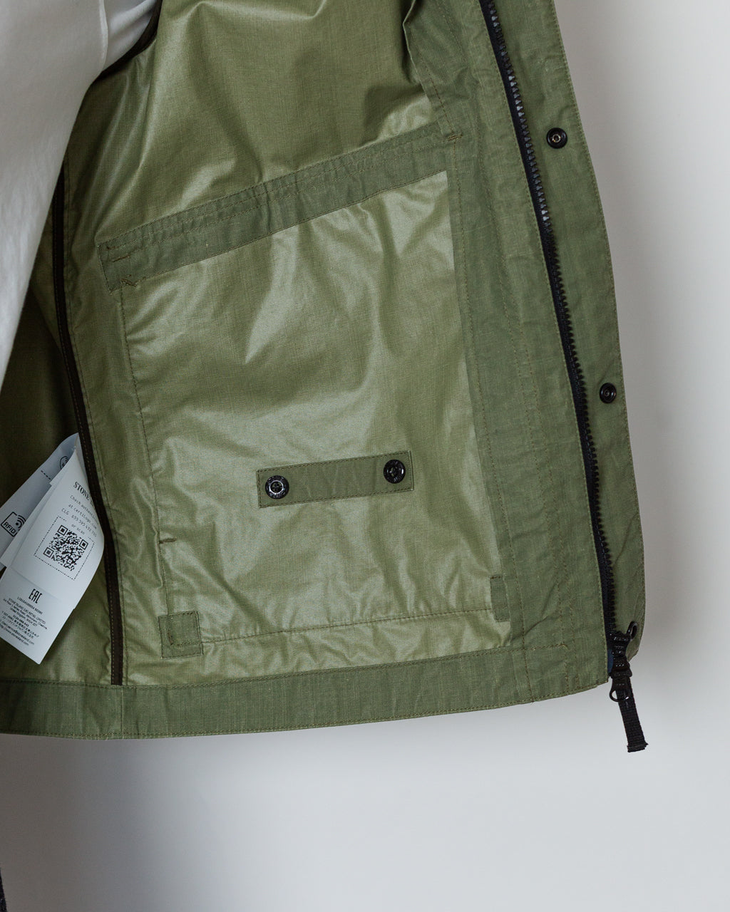 Short Collar Jacket - V005G Military Green