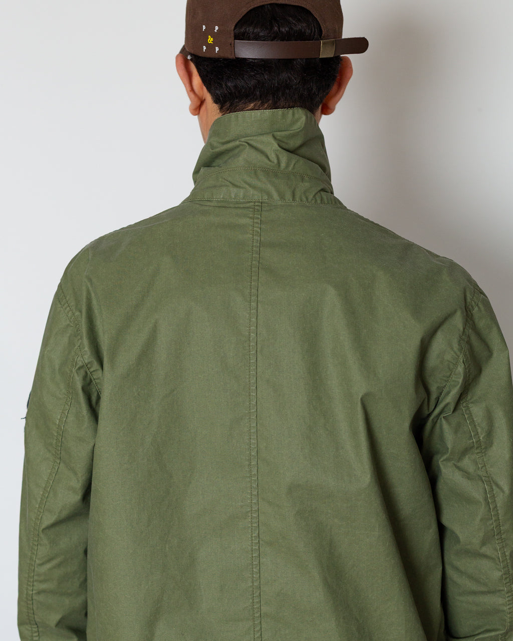 Short Collar Jacket - V005G Military Green