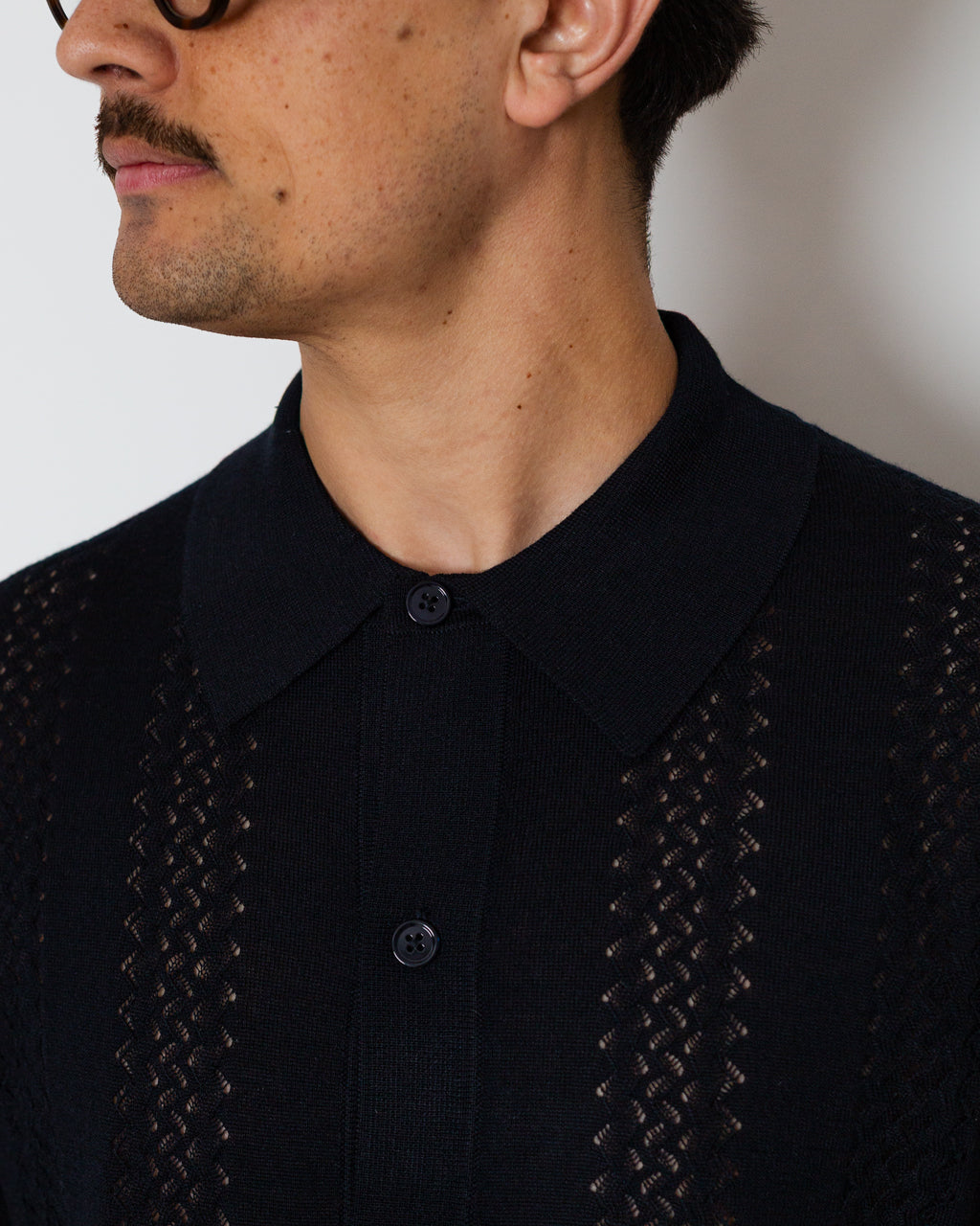 Thor SS Cardigan 6584 - Deep Navy