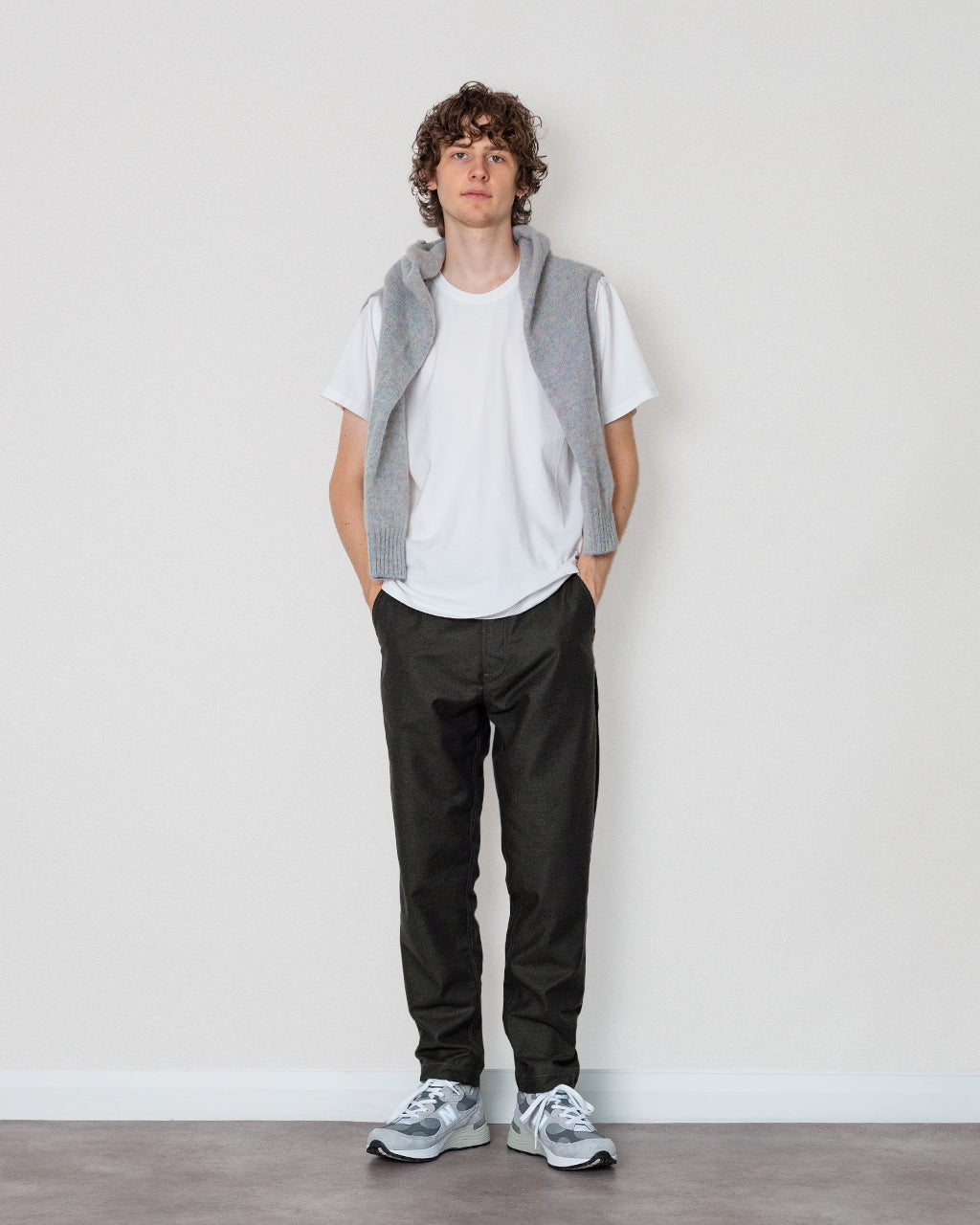 Military Chino - Olive IT Tweed