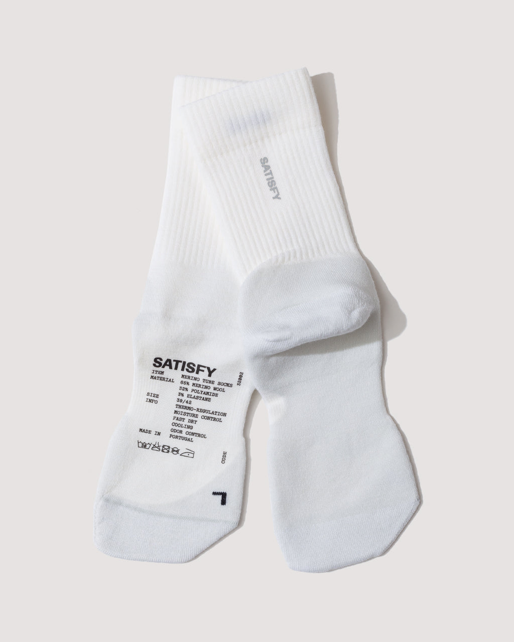 Merino Nylon Tube Sock - Off White