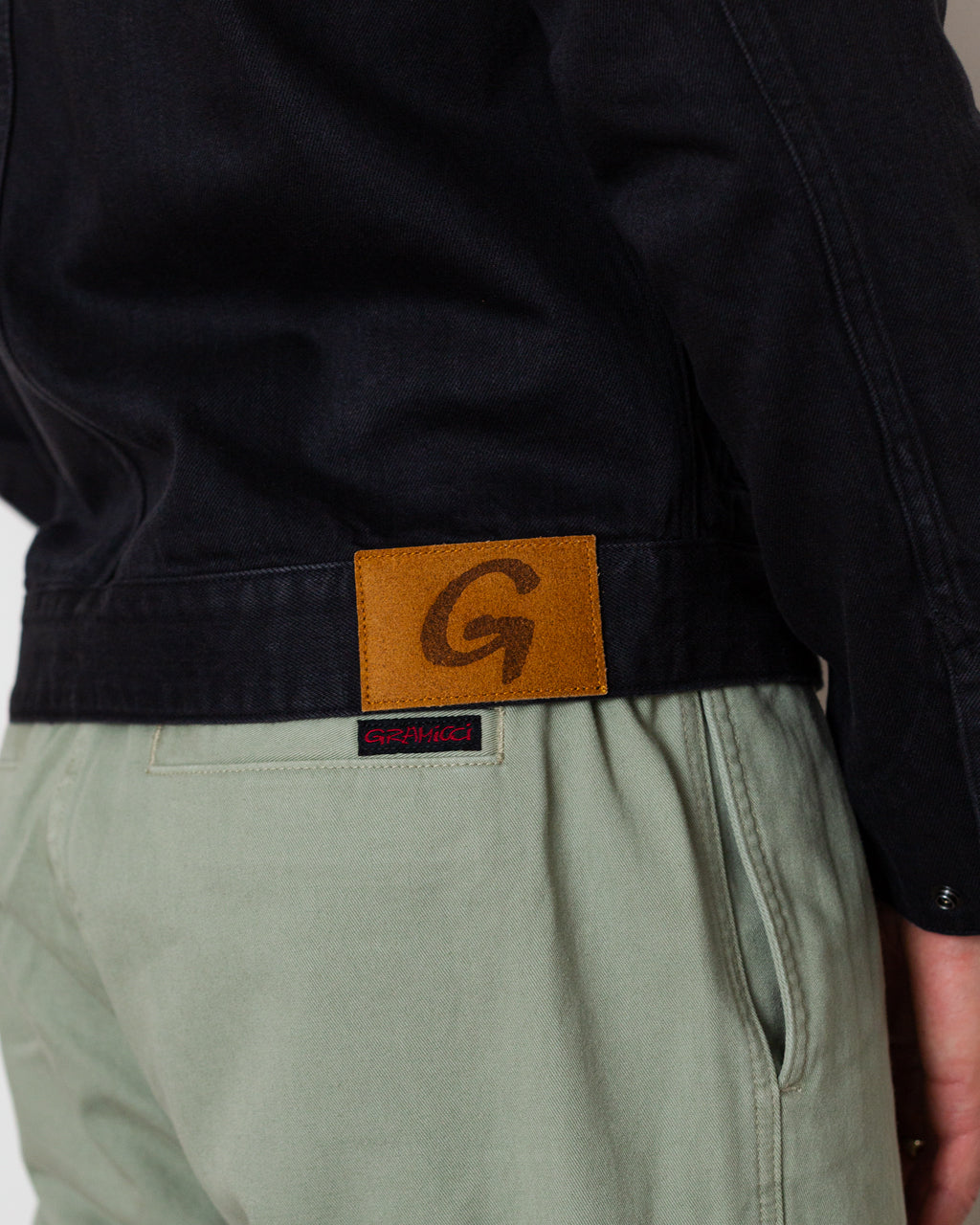 Japanese Denim Trucker Jacket - True Black