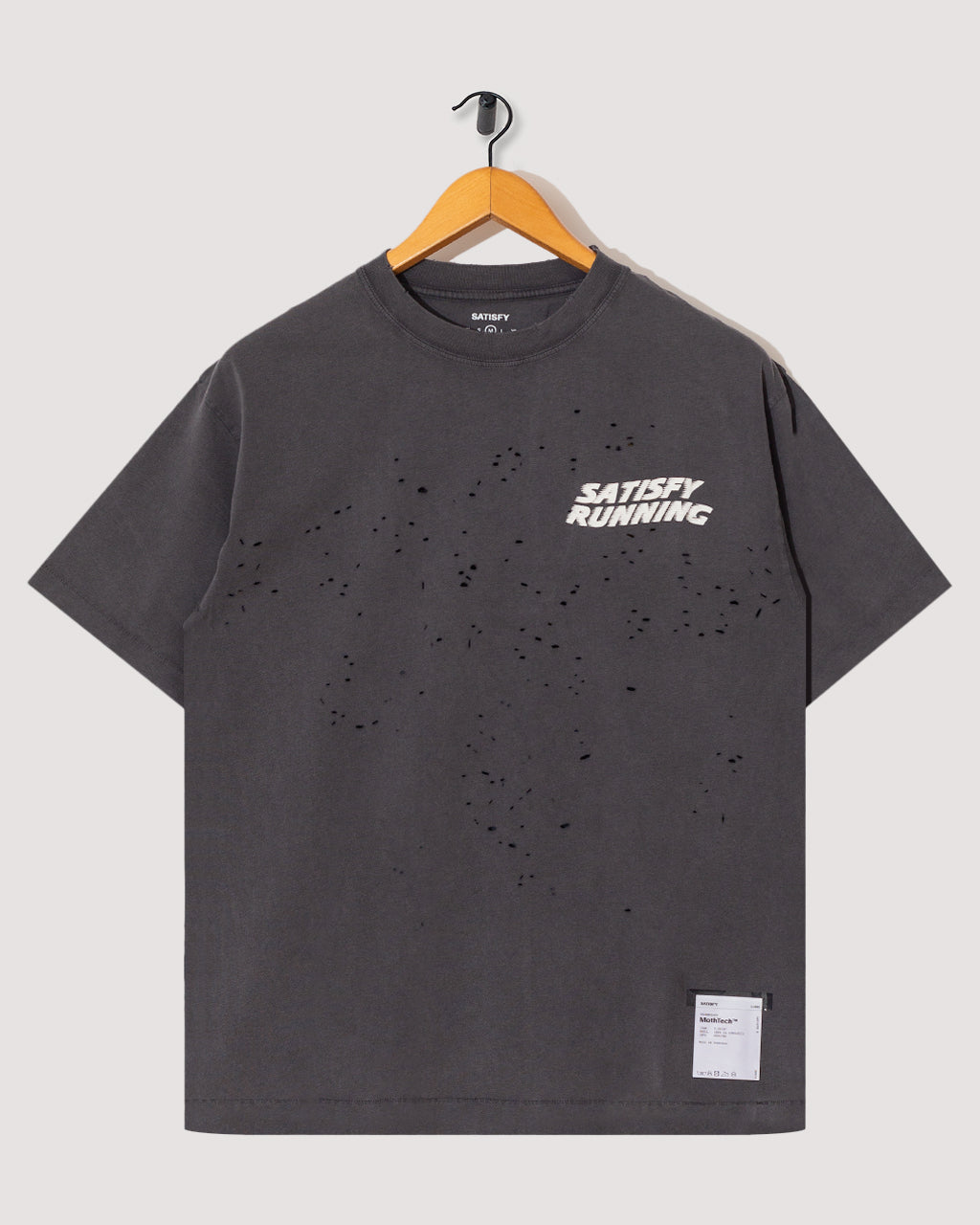 Age factory × CPG TEE BLACK M MothTech T-Shirt - Aged Black (00A08) | Satisfy | Peggs & son.