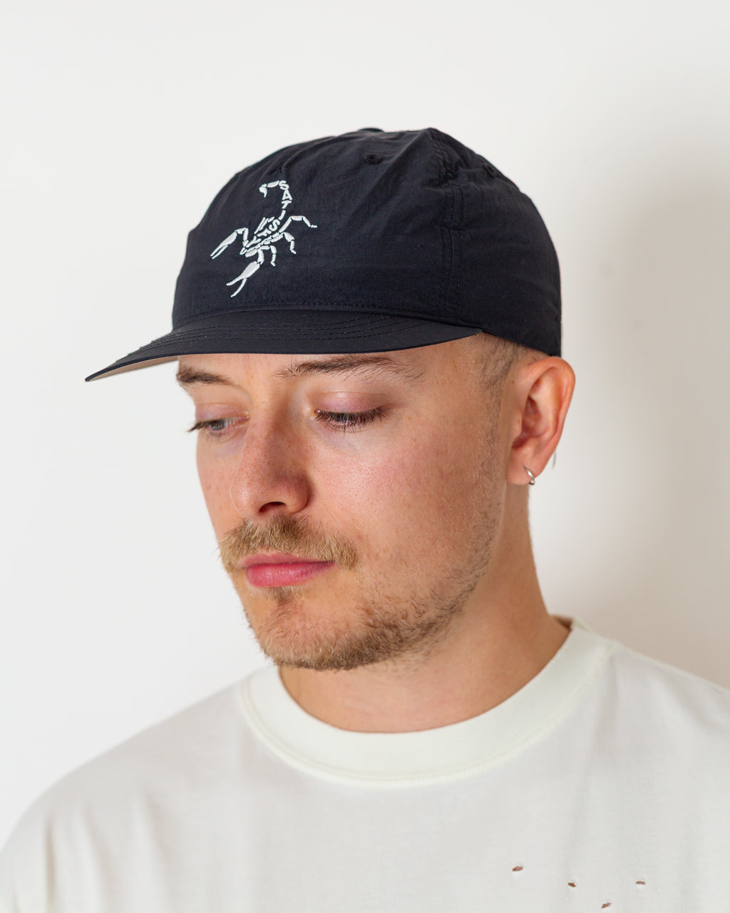 FliteSilk 5 Panel Pinch Cap - Black Scorpion