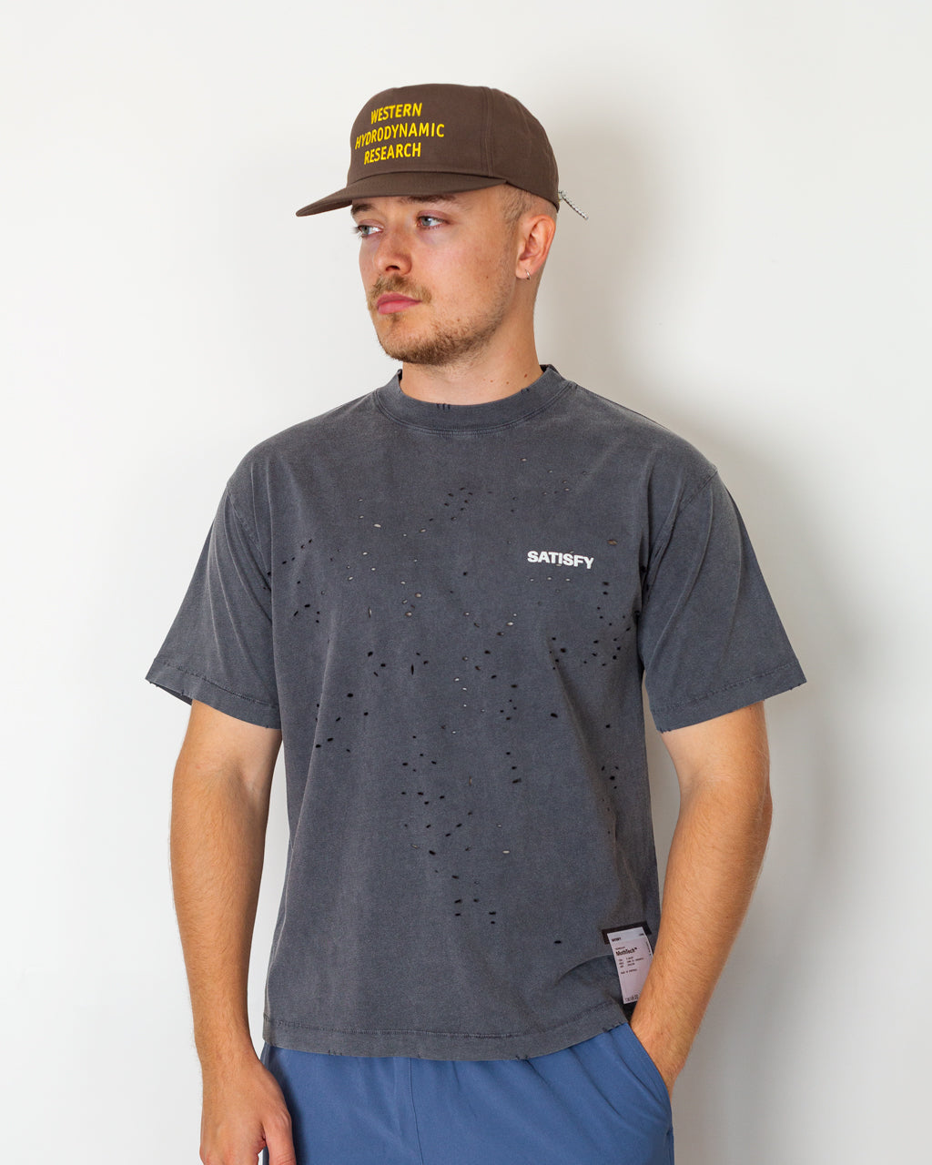 MothTech T-Shirt - Aged Black (00A02)