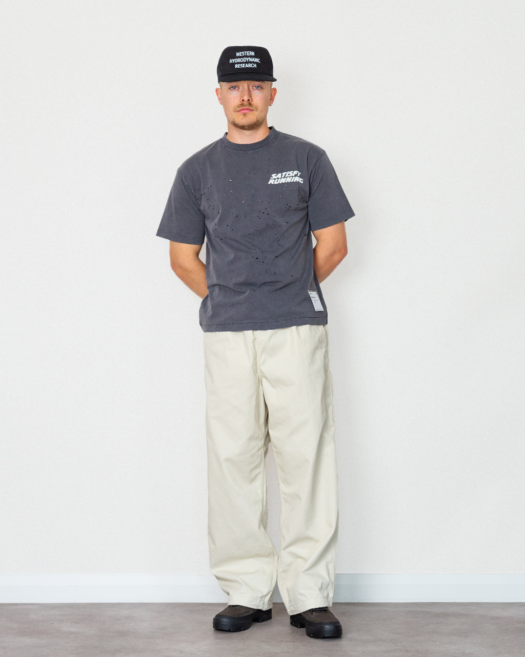 MothTech T-Shirt - Aged Black (00A08)