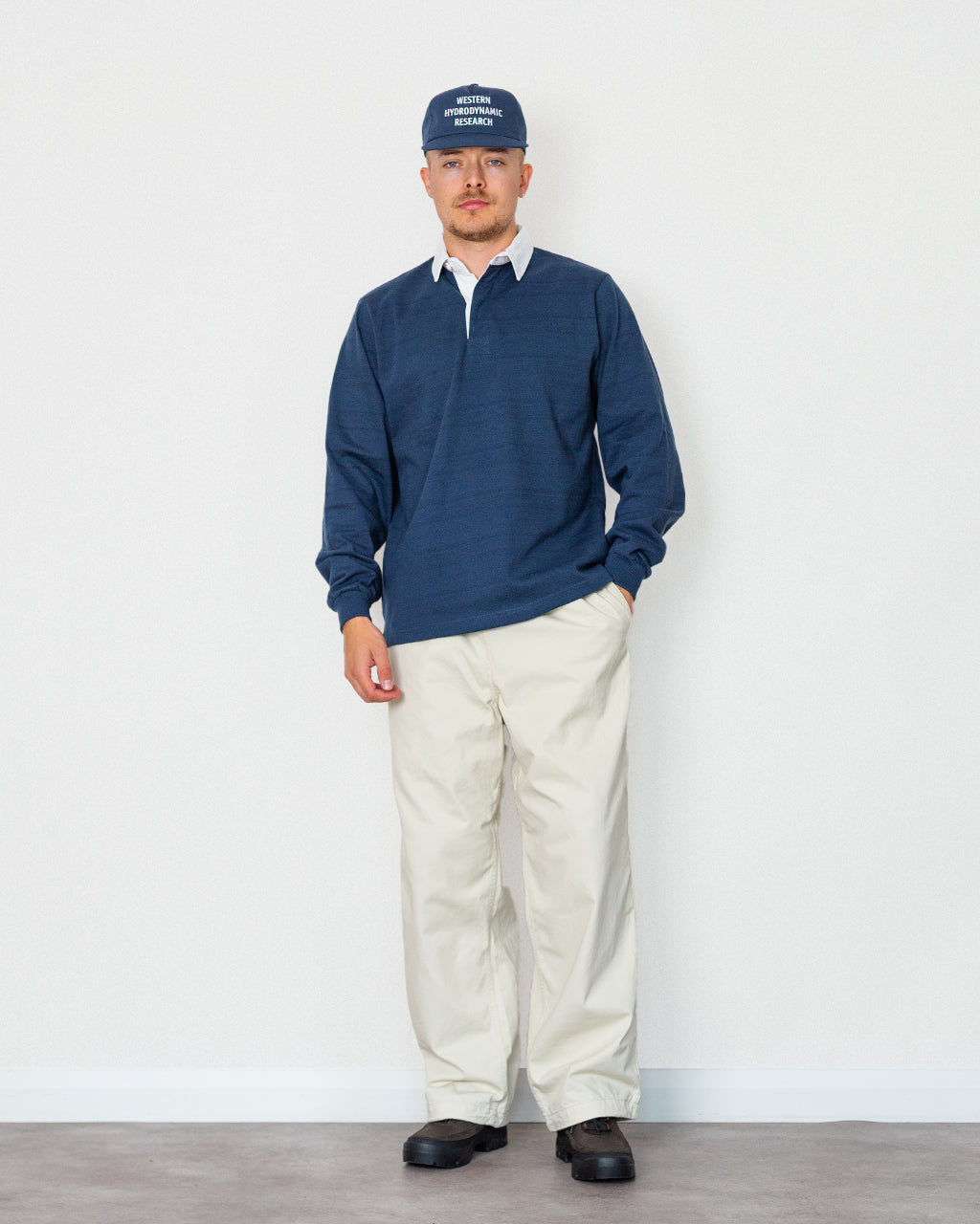 Classic Rugby Shirt - Navy