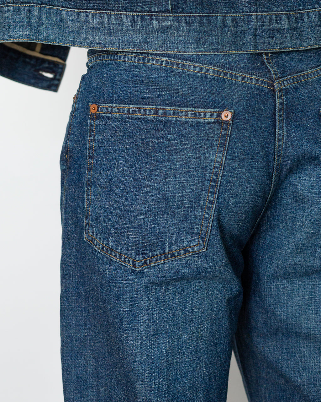 LOT 721 Damaged Denim Trouser - Damaged Indigo