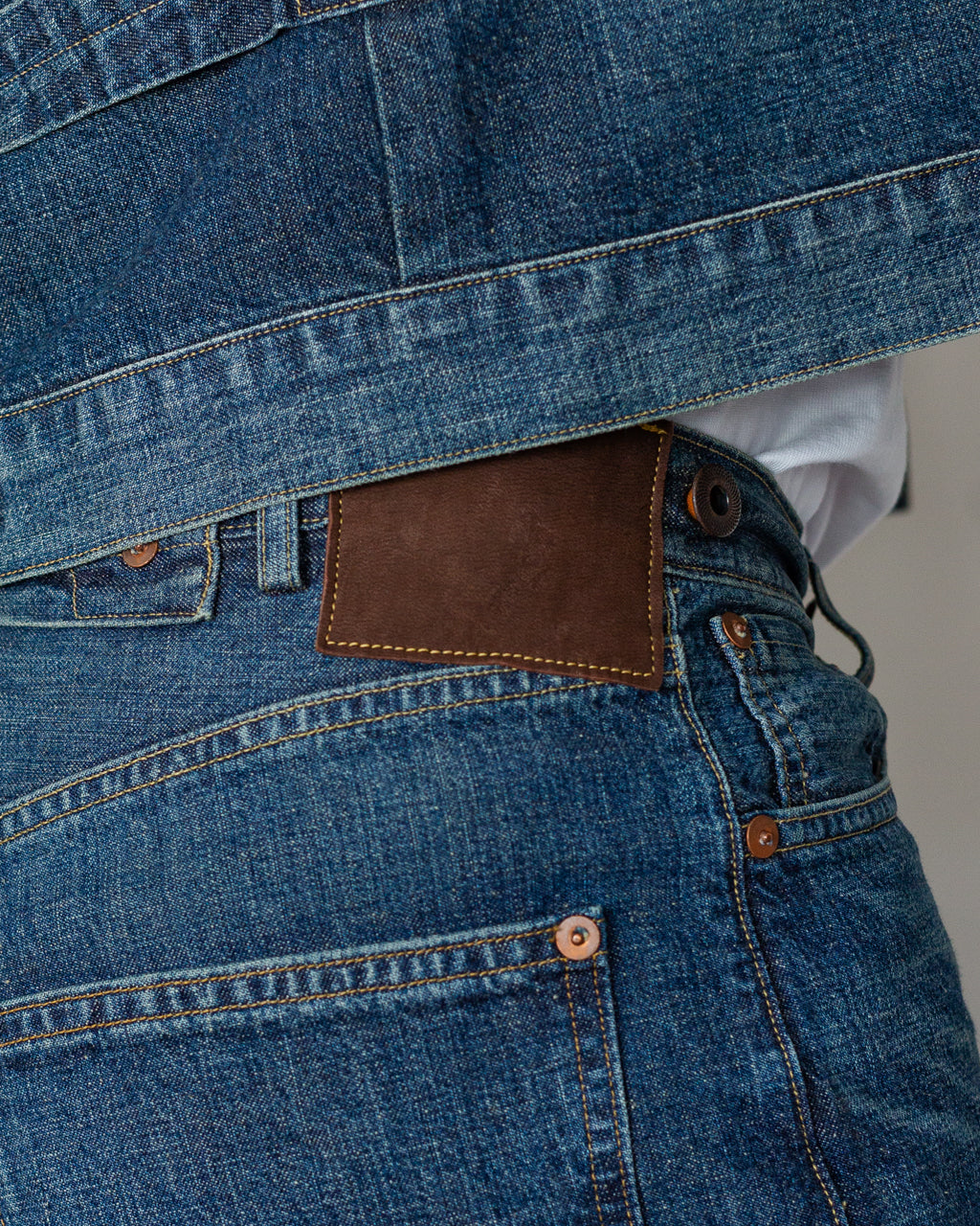 LOT 721 Damaged Denim Trouser - Damaged Indigo