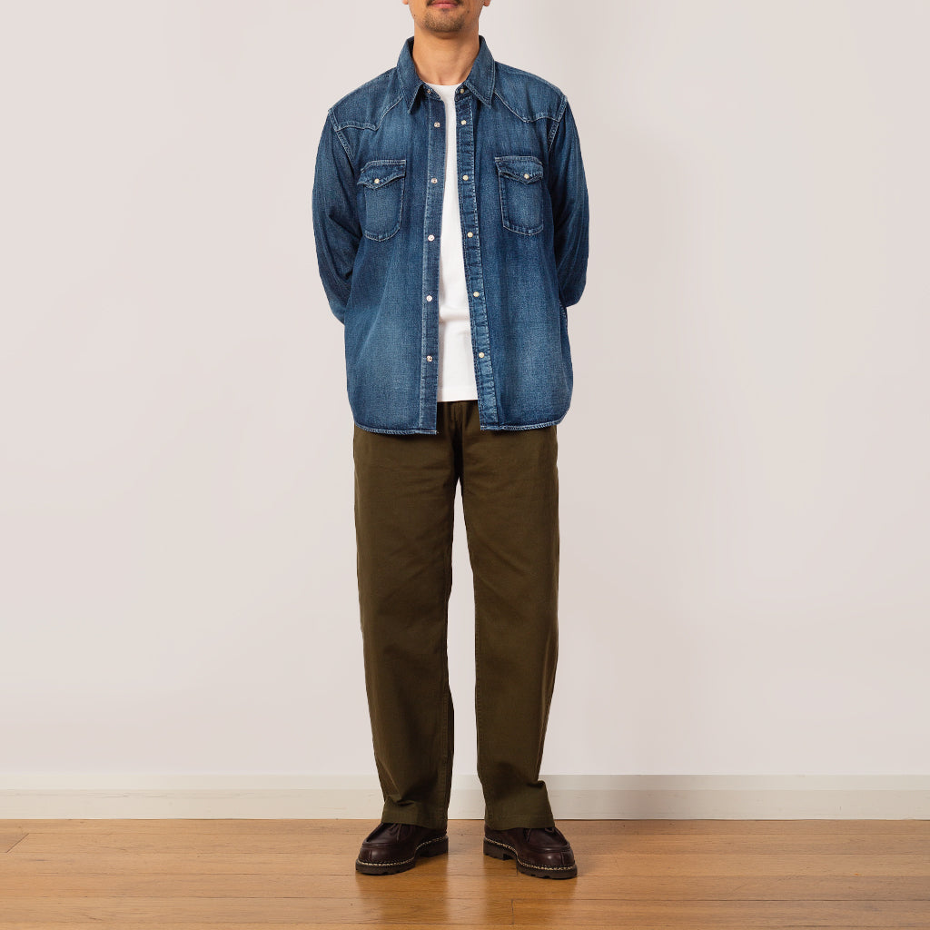 Social Sculpture Shirt DMGD - Indigo | Visvim | Peggs & son.