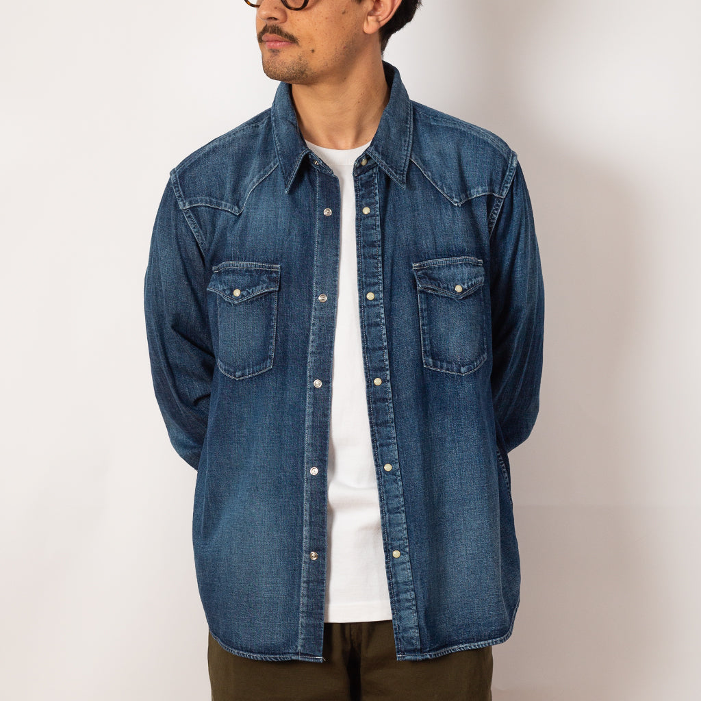 Social Sculpture Shirt DMGD - Indigo