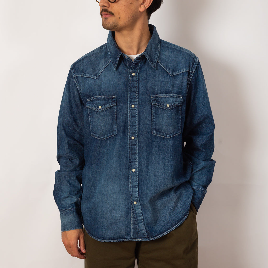 Social Sculpture Shirt DMGD - Indigo