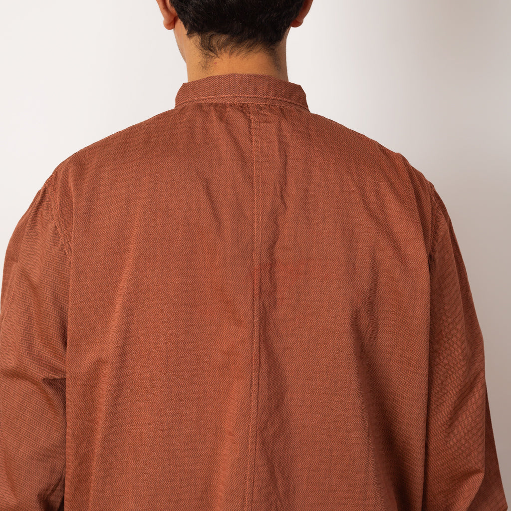 Stole Pocket Butterfly Shirt - Turkey Red Dyed