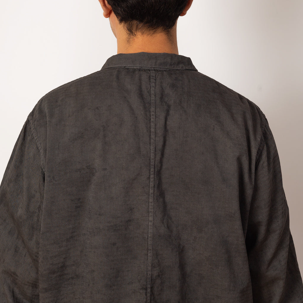 Stole Pocket Butterfly Shirt - Chestnut Dyed