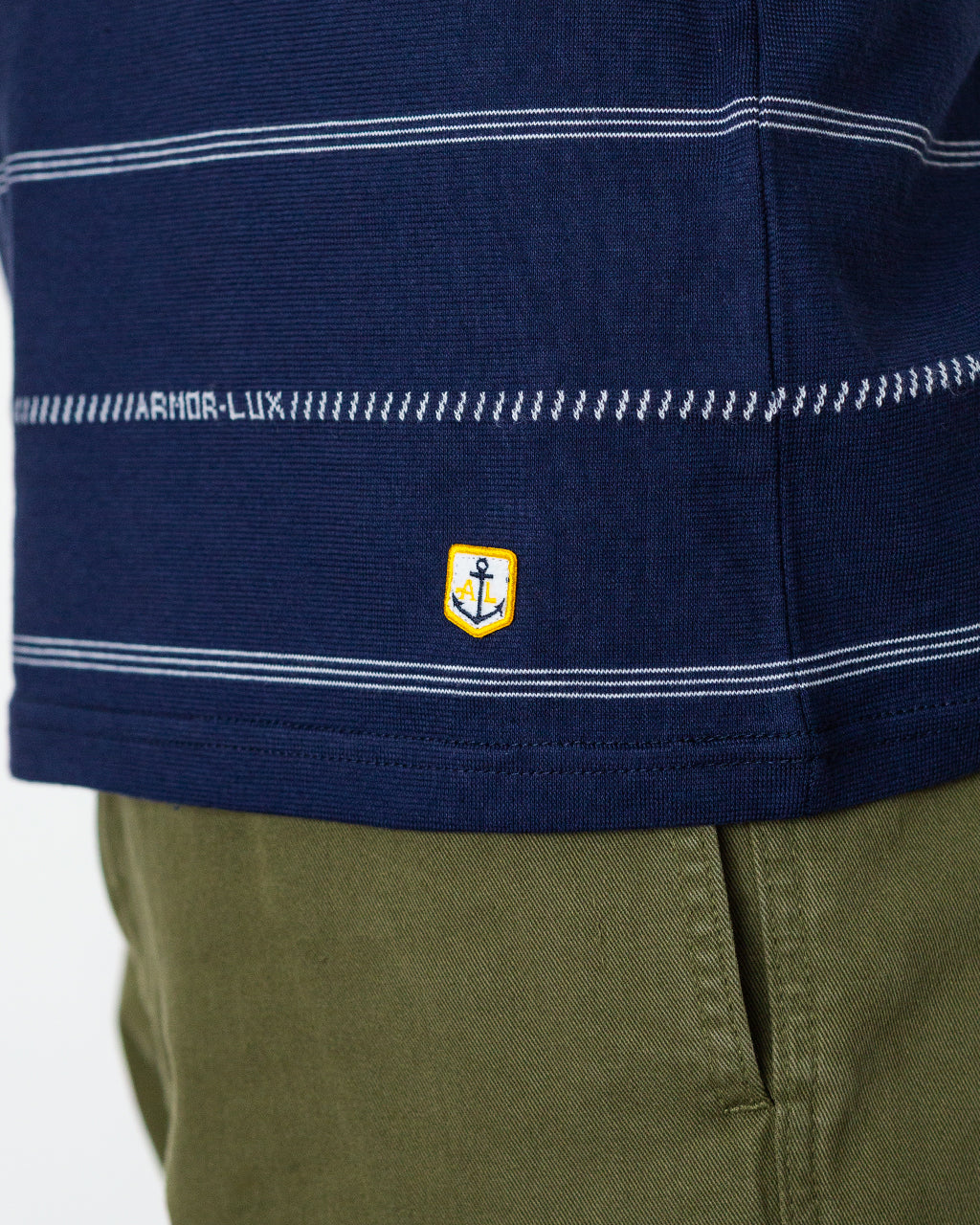 Spellout T-Shirt - Navy/Milk