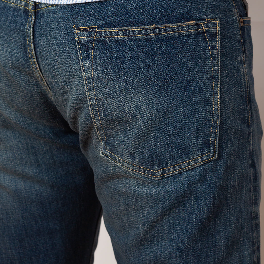 13.5oz Denim 5 Pocket Monkey Cisco - Wash