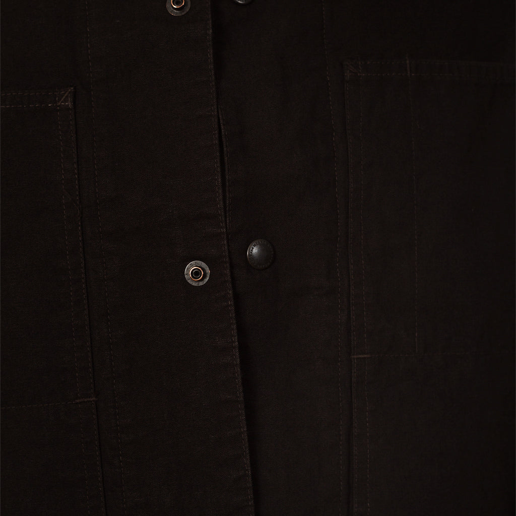 Quilted Coverall Jacket - Muddy Black | Ends and Means | Peggs & son.